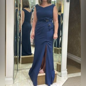 New!! Gia Franco - 12921 Size 12, Navy Dress